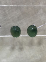 Boucles d'oreillles en jade 8