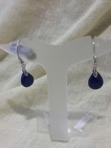Boucles d'oreillles en lapis lazuli 3