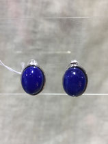 Boucles d'oreillles en lapis lazuli 2