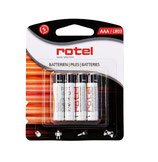 Rotel Alkaline Batterien Blister 4 Stück AAA LR03