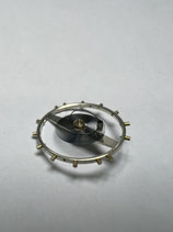 Eberhard 16000 (Valjoux 65) - Teil 721 - Unruhe komplett mit Breguetspirale - Gebraucht / Used - Guter Zustand / Good Condition