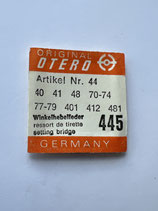 Otero 40,41,48,70-74,77-79,401,412,481 -  Teil 445 - Winkelhebelfeder - OVP - NOS(New old Stock)(WV)