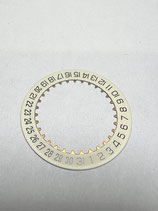 FP (Frederic Piguet) 1185 etc. - FP Teil 91.440.06 - Teil 2557 - Datumscheibe weiss Fenster 6h - (leicht gebraucht nahezu neuwertig - lightly used - guter Zustand - good Condition)