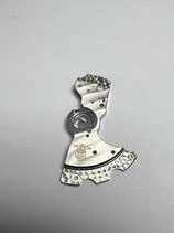 Girard Perregaux GP 3370 - Teil 110 - Räderwerk & Automatikbrücke komplett mit Rädern und Girard Perrgaux Logo Gravur - gebraucht - used - guter Zustand - good Condition