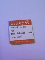 Otero 796,846 - Teil 851 - Minutenscheibe blau - OVP - NOS (New old Stock)(NAF2)