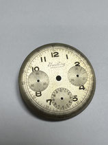 Vintage Breitling Premier Zifferblatt passend für Venus Caliber 152 mit Stundenzähler - gebraucht mit Patina/Altersspuren - used - guter zustand - good Condition