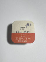 Zenith 2510,2511,2522,C,P,PC - Teil 721 - Unruhe komplett 18.000 bph - OVP - NOS (New old Stock)(KAR4)