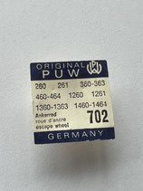 PUW 260,360,460 + weitere Caliber siehe Foto - Teil 702 - Ankerrad - OVP - NOS (New old Stock)(ASP)