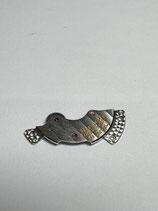 Girard Perregaux GP 3370 - Teil 105 - Federhausbrücke komplett mit Übertragungsrad- gebraucht - used - guter Zustand - good Condition