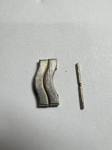 Ebel Sport Classic Wave - doppeltes Armband Ersatzglied Stahl/Gold - Breite 15mm - gestiftet - gebraucht  - guter Zustand ((3)