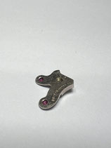 Valjoux 92 - Teil 8500 - Chrono Brücke rhodiniert "Britix Watch co" signiert - (gebraucht - used - guter Zustand - good Condition)