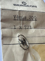 Venus 188,200 etc, - Teil 721 - Unruhe komplett mit Flachspirale - NOS (New old Stock)(WV2)