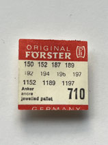 Förster 150,152,187,189,192,194,196,197,1152,1189,1197 - Teil 710 - Anker - OVP - NOS (New old Stock)(WV)