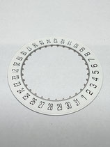 Tag Heuer 02 (Chrono) - Teil 2557 - Datumscheibe weiss Fenster bei 4 - leicht gebraucht - Neuwertig