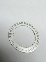 FP (Frederic Piguet) 950,951 etc. - FP Teil 91.440 - Teil 2557 - Datumscheibe weiss - NOS (New old Stock)