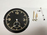 Junghans J30 BZ Vintage Chronograph Borduhr Zifferblatt & Zeigersatz - Junghans J30 BZ Vintage Chronograph Dial & Hands - gebraucht mit Altersspuren - used with aging signs