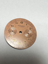 Montanus Vintage Chronograph Zifferblatt (Kupfer) für Landeron 48,148,248 etc - Montanus Vintage Dial - gebraucht - guter Zustand - used - good condition