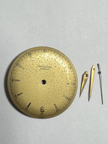 Universal Geneve Vintage Zifferblatt & Zeigersatz für Caliber 129 -Universal Geneve Vintage Dial - gebraucht mit Altersspuren - used with aging signs