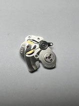 Lemania 1350,1352,1354 etc. - Teil 8500 etc - kompletter Automatikblock mit Klinkenrad & Federn "Ebel 137" signiert - leicht Gebraucht / Used - Guter Zustand / Good Condition