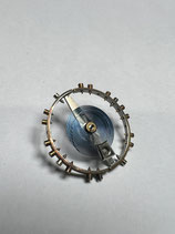 Longines 19.73 N etc. - Teil 721 - Unruhe komplett mit Breguet Spirale (unterer Zapfen etwas schief, muss gerichtet werden) - gebraucht - used - guter Zustand - good Condition