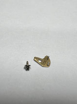 Jaeger Le Coultre 889/1 etc. - Teil 443 - JLC Teil 51080 - Winkelhebel mit Schraube - gebraucht - used - guter Zustand - good Condition
