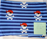 Jerseystoff Pirat blau gestreift