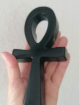 Black Obsidian Ankh groß!!--Anubis Schlüssel-