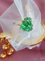 monoat Andara emeraldgreen Ring, echt silber variable Schiene!-Südpazifik-