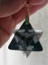 monoat Andara deep blue Merkaba Anhänger/Pendel-Südpazifik- Ru-mar-