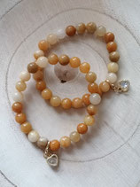 Quantum Reiki Perlenarmband gelber Aventurin-Joy+Relax