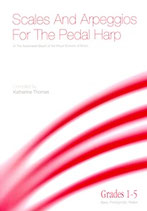 Meinir Heulyn: Scales and Arpeggios, grades 1-5 (ABRSM) für Pedalharfe
