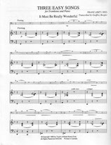 Franz Liszt: 3 Easy Songs