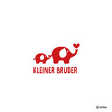 KLEINE Geschwister Kinder Patches: Elefanten mit Text