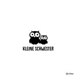 KLEINE Geschwister Patches: Eulen mit Text