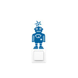 Lichtschalter Sticker ROBOTER