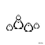 Kinderzimmer Wandtattoo PINGUINE