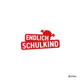 Kinder Patches: Kleines Monster ENDLICH SCHULKIND