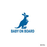 Auto Sticker BABY ON BOARD KÄNGURU