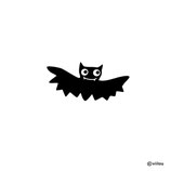 Kinder Patches: KLEINE FLEDERMAUS Bügelbild