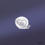 Kinder Sticker: Reflektor SCHNECKE MIT HERZ