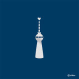 Kinder Patches: reflektierendes Bügelbild BERLIN FERNSEHTURM