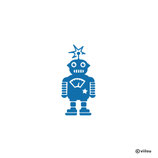Kinder Patches: Bügelbild ROBOTER R2