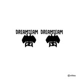 Kinder Patches Zwillinge: DREAMTEAM Fledermäuschen