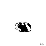 Kinder Patches: MEERSCHWEINCHEN Bügelbild