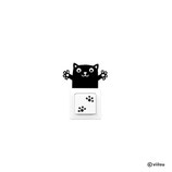 Lichtschalter Sticker KATZE MIT PFOTEN