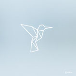 Fenster Sticker KOLIBRI ORIGAMI
