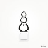 Lichtschalter Sticker PIGUINE