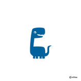 Kinder Patches: Kleiner Dino Bügelbild