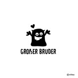 GROßE Geschwister Kinder Patches: Monster mit Text