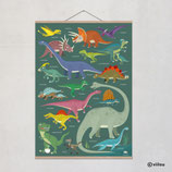 Kinderzimmer Poster: POSTER DINOSAURIER